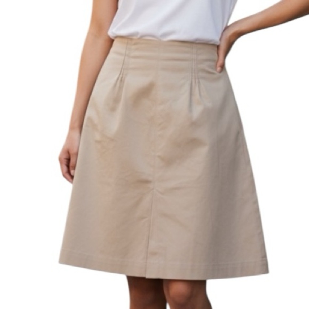 Worthington Tan A-Line Vintage Skirt size 18